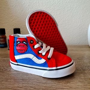 Spiderman sk8 hi Vans authentic toddler